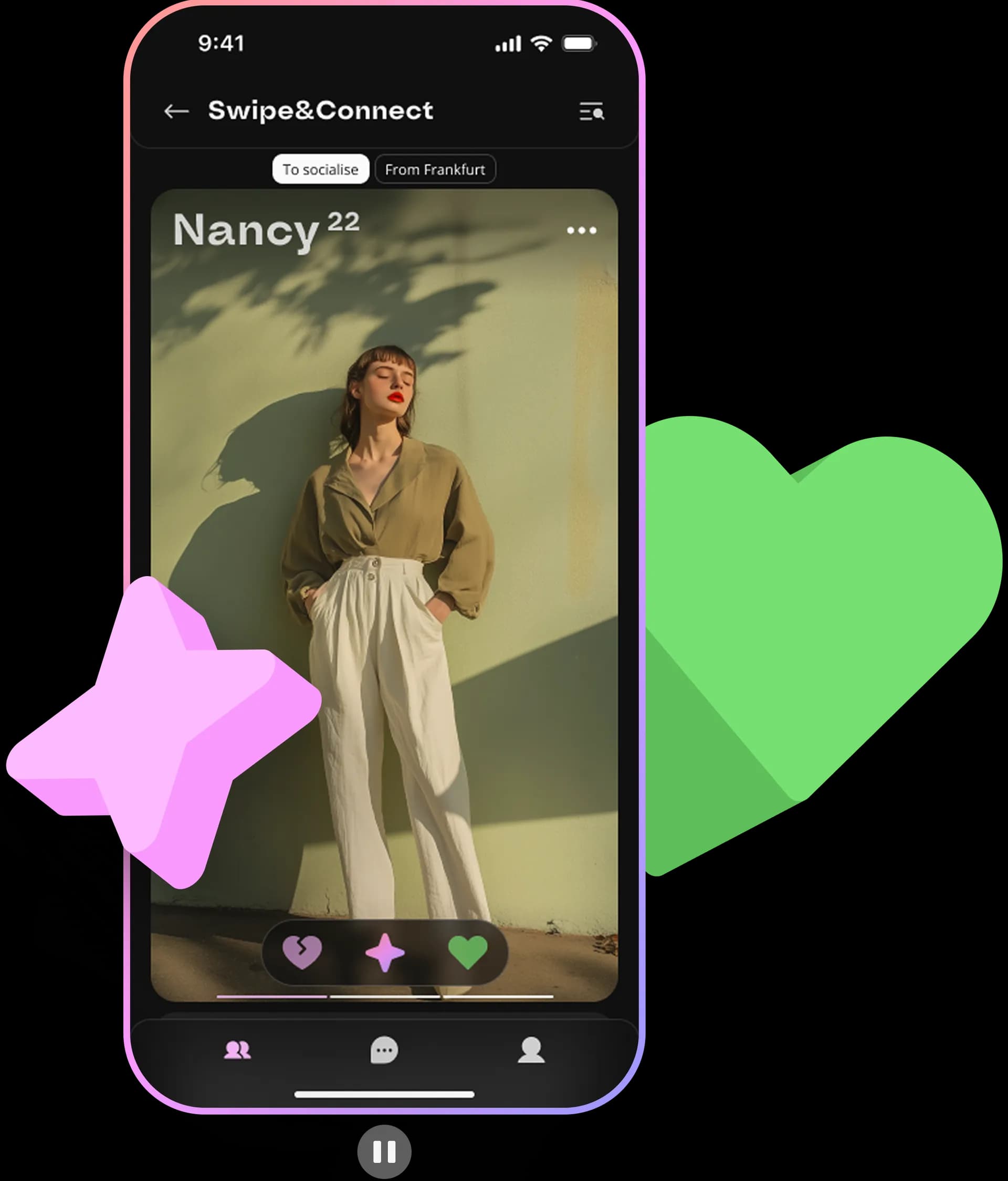 IZI Buddies app interface